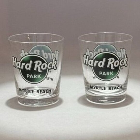 Ltd Edition Hard Rock Park Myrtle Beach Shot Glass‎ Set Certificate Authenticity - Picture 5 of 14